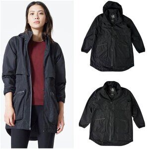 MPG Sport Black Windbreaker Jacket Women’s XL Hooded